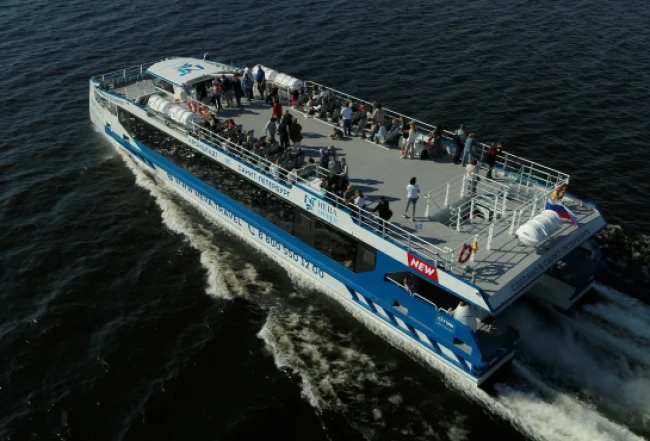 Мы перевезли более 500 тыс. пассажиров на скоростных катамаранах «Котлин»
